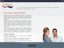 Tablet Screenshot of editorial-publicia.com